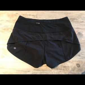 Hi-rise Lululemon speed shorts (6)